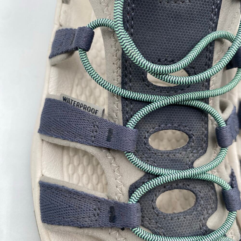 Keens sandal shoes waterproof camping hiking Womens size 8.5 Blue Gray - Picture 10 of 11